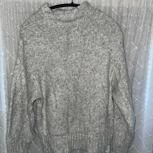 Express gray turtleneck sweater